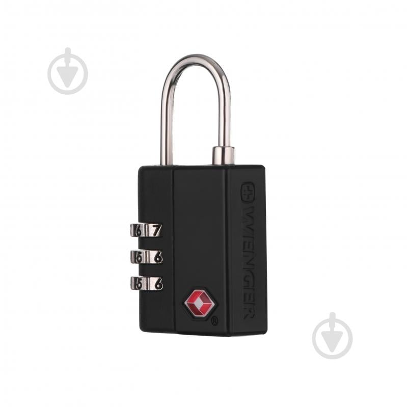 Замок навесной Wenger черный TSA Combination Lock - фото 2