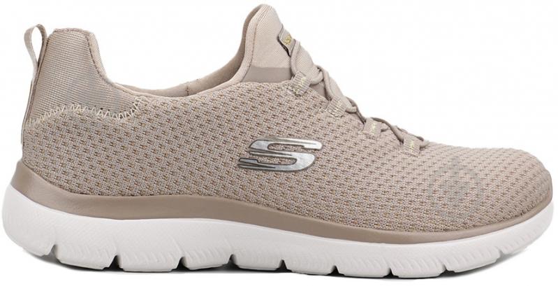 Кроссовки женские демисезонные Skechers 149204 TPE р.39 бежевые - фото 1