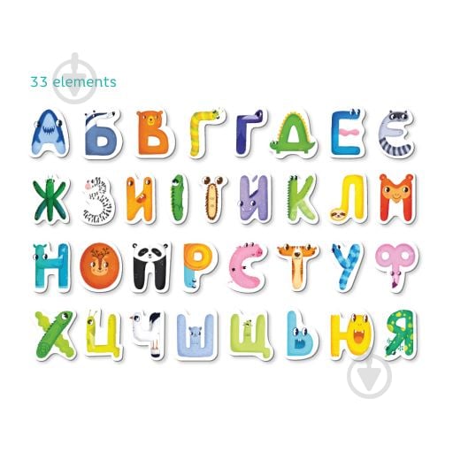 Абетка на магнітах DoDo Магнітні літери. Українська 200211 - фото 3