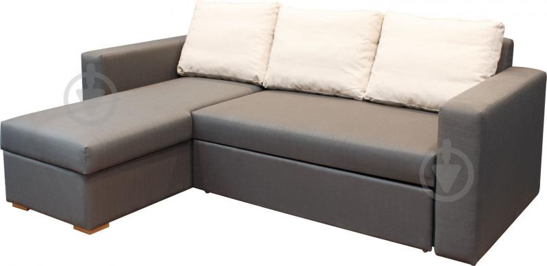 Диван угловой Embawood Марсель левый серый графит 2380x1670x820 мм - фото 2