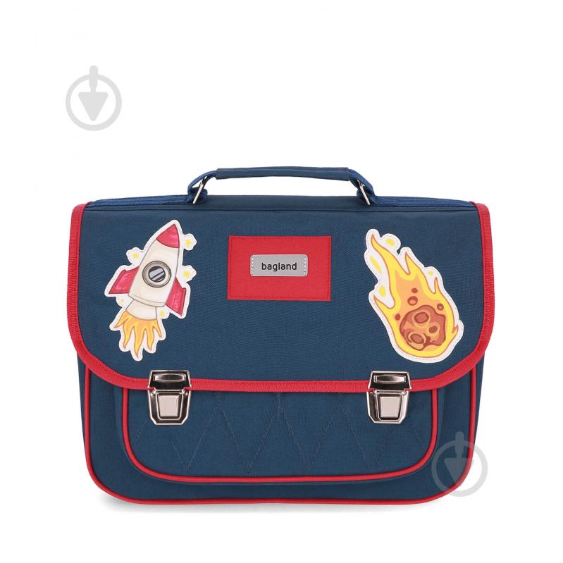 Ранец школьный Bagland Sparkl 9 л синий (1131321187) 0027166 - фото 1