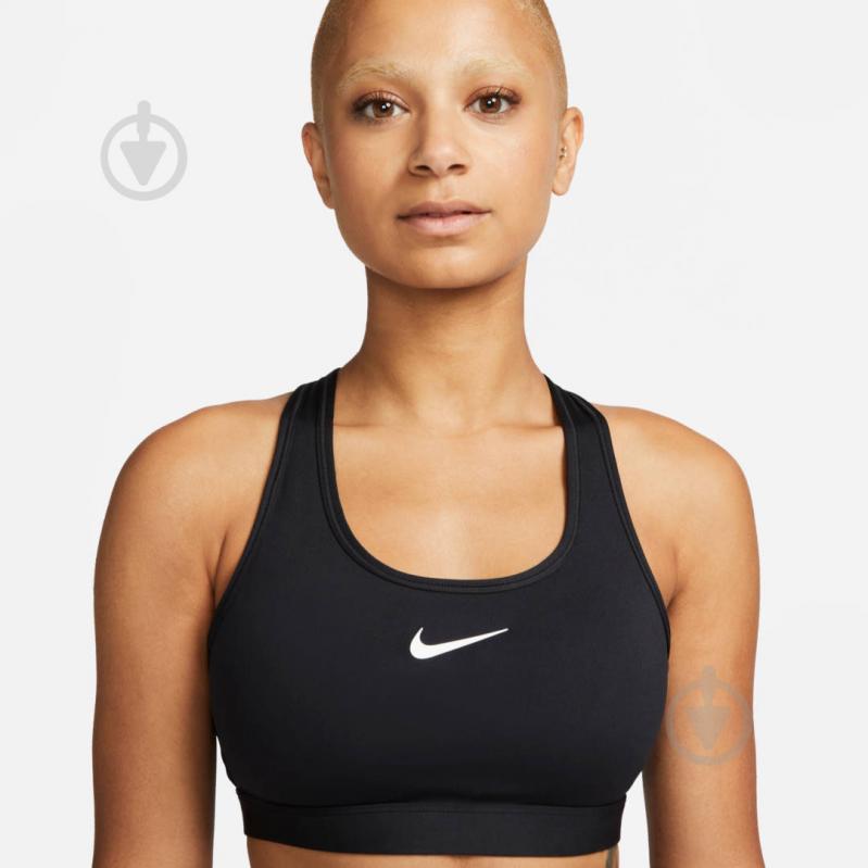 Бра Nike W NK SWSH MED SPT BRA DX6821-010 р.2XL чорний - фото 3