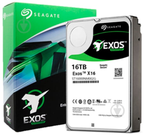 Жесткий диск Seagate Exos X16 16 ТБ 3,5" SAS (SCSI) (ST16000NM002G) silver - фото 3