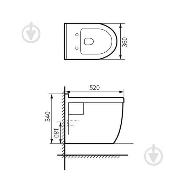 Унитаз подвесной RJ Fortuna Duroplast Slim slow-closing RJ3101 - фото 2