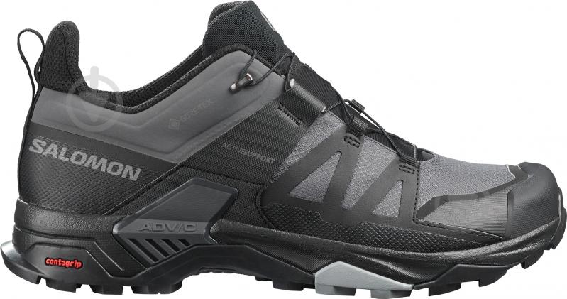 Кроссовки мужские демисезонные Salomon X ULTRA 4 GTX L41385100 р.42 черные - фото 1