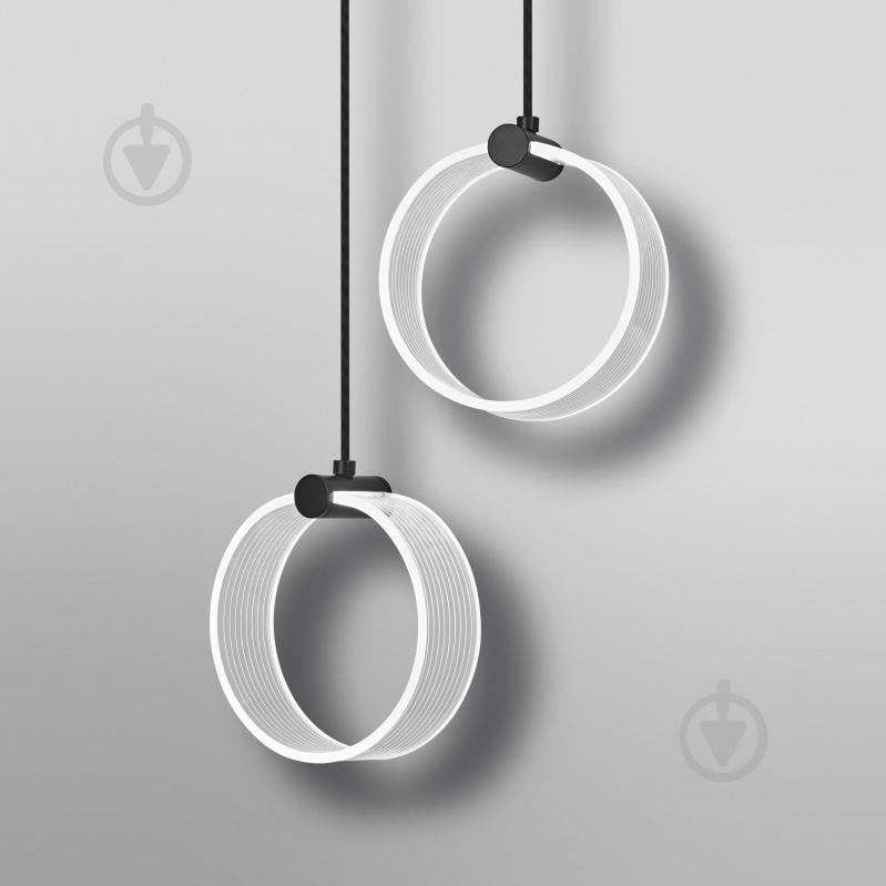 Підвіс Ledvance Decor Circle 2XPendant Click CCT 3000/4200/6500K 14 Вт чорний - фото 6