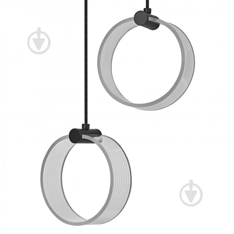 Підвіс Ledvance Decor Circle 2XPendant Click CCT 3000/4200/6500K 14 Вт чорний - фото 3