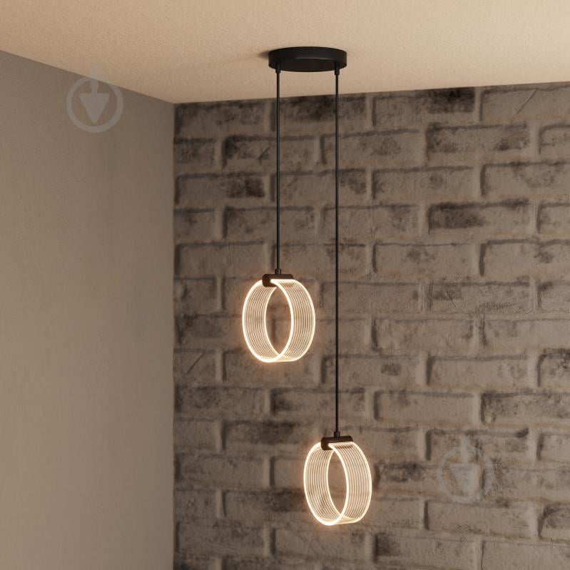 Підвіс Ledvance Decor Circle 2XPendant Click CCT 3000/4200/6500K 14 Вт чорний - фото 8