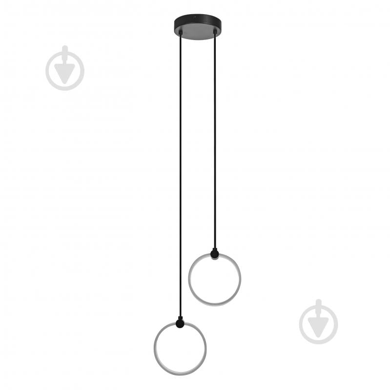 Підвіс Ledvance Decor Circle 2XPendant Click CCT 3000/4200/6500K 14 Вт чорний - фото 2