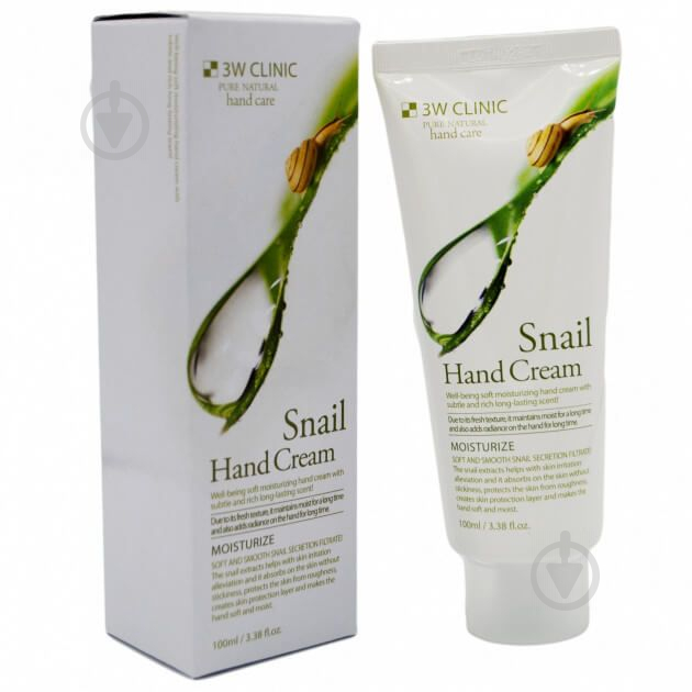 Крем для рук 3W Clinic Snail Hand Cream 100 мл - фото 1