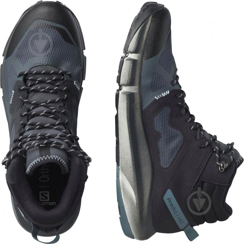 Черевики Salomon PREDICT HIKE MID GTX L41460900 р.47 1/3 чорний - фото 5