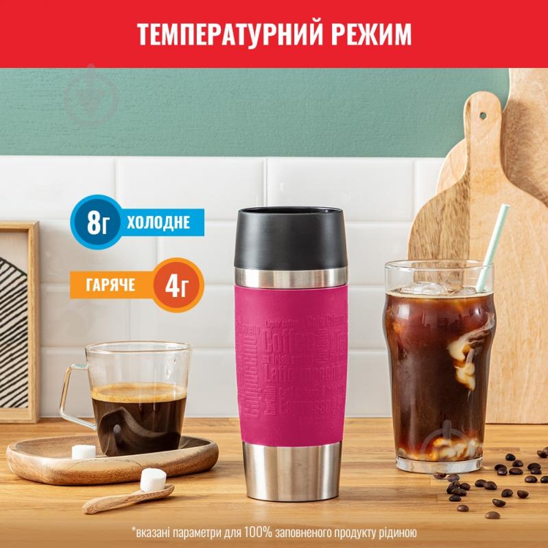 Термочашка Tefal Travel Mug Fun 0,36 л K3087114 - фото 2