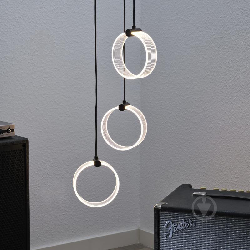 Подвес Ledvance Decor Circle 3XPendant PL Click CCT 20 Вт черный - фото 11