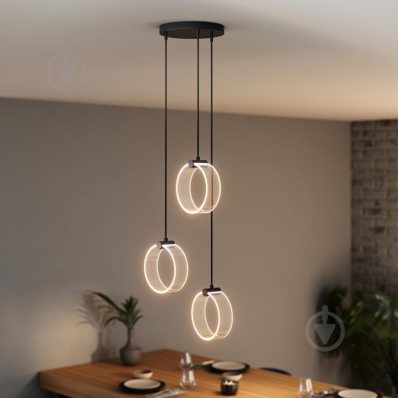 Подвес Ledvance Decor Circle 3XPendant PL Click CCT 20 Вт черный - фото 13