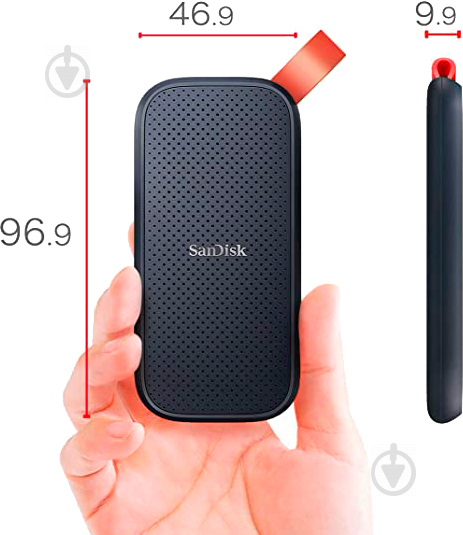 SSD-накопитель SanDisk 2000GB Portable USB 3.2 TLC (SDSSDE30-2T00-G25) - фото 9