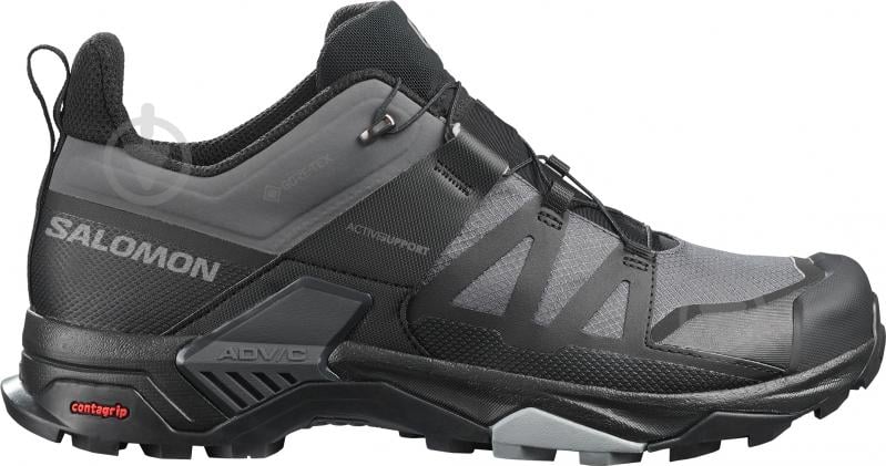 Кроссовки мужские демисезонные Salomon X ULTRA 4 GTX L41385100 р.45 1/3 черные - фото 1