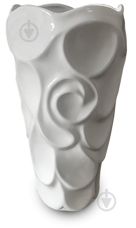 Ваза Лили белая 23 см - фото 1