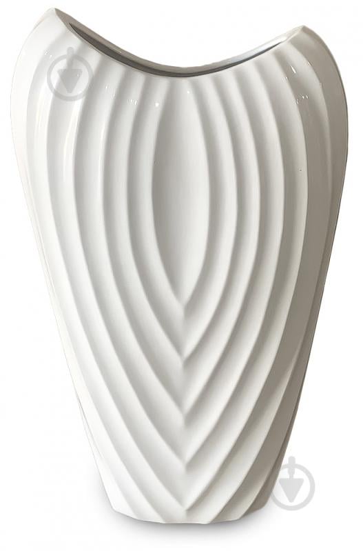 Ваза Лада белая 38 см - фото 1 Ваза Лада белая 38 см - фото 1