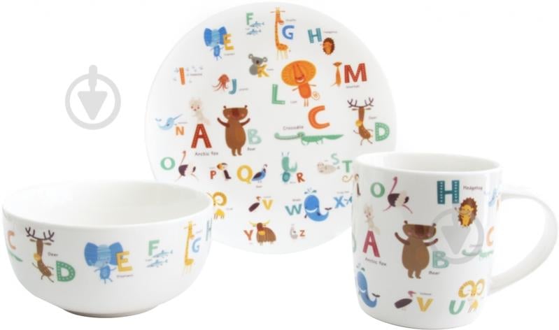 Набор детской посуды ABC 3 предмета (A0690-KS-06) Astera - фото 1