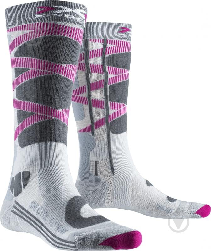 Шкарпетки X-Socks SKI CONTROL 4.0 WMN XS-SSKCW19W-G175 р.35-36 сірий - фото 1