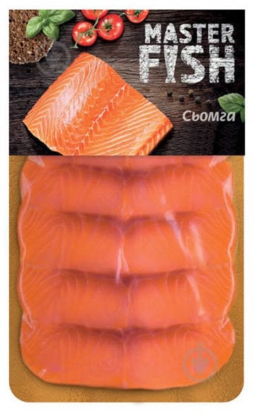 Нарізка рибна Master Fish Сьомга 90 г - фото 1