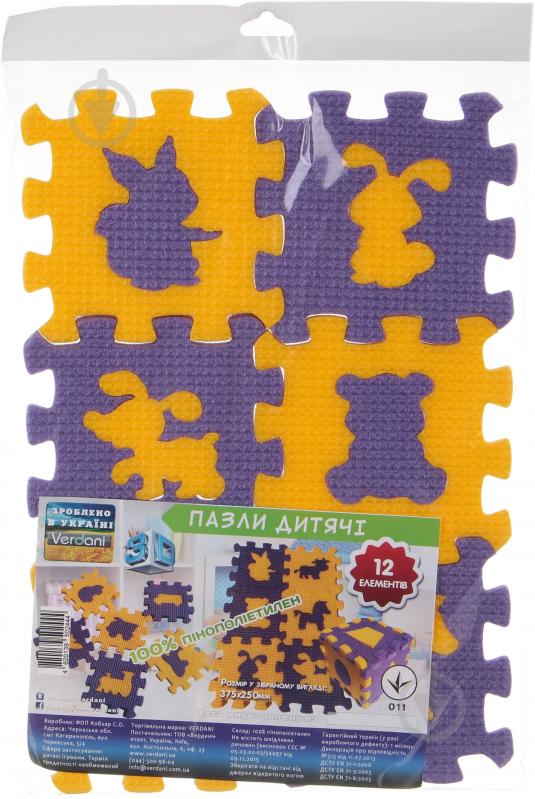 Коврик-пазл Verdani Зоопарк - фото 5 Коврик-пазл Verdani Зоопарк - фото 5