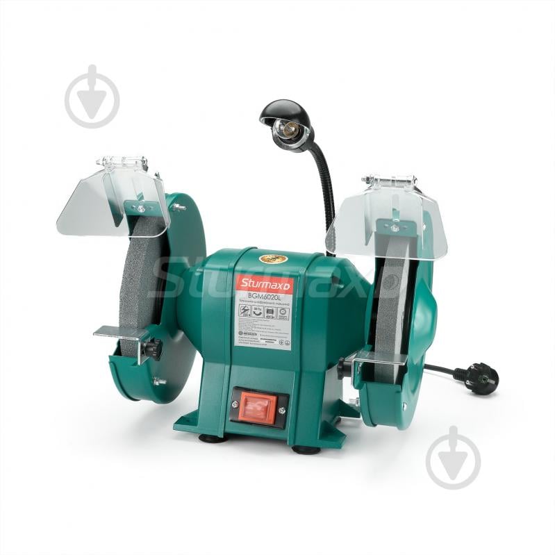 Электроточило Sturmax BGM6020L 200 мм с подсветкой - фото 1 Электроточило Sturmax BGM6020L 200 мм с подсветкой - фото 1