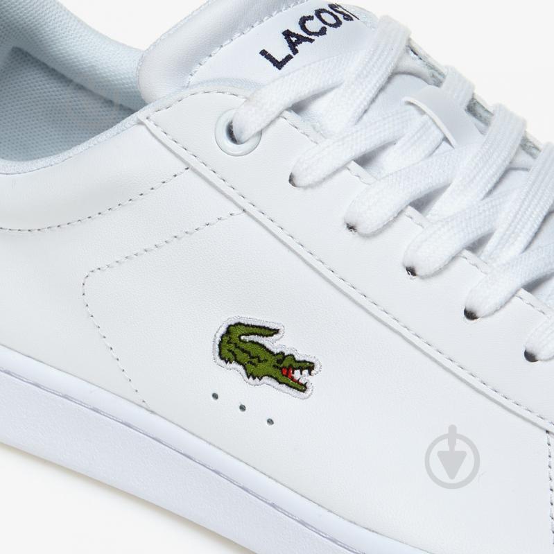 Кроссовки мужские демисезонные Lacoste CARNABY EVO BL 1 SPM 733SPM1002001 р.45 белые - фото 4