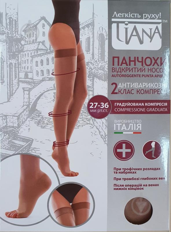 Чулки ТIANA 965-торос р.4 бежевый - фото 1