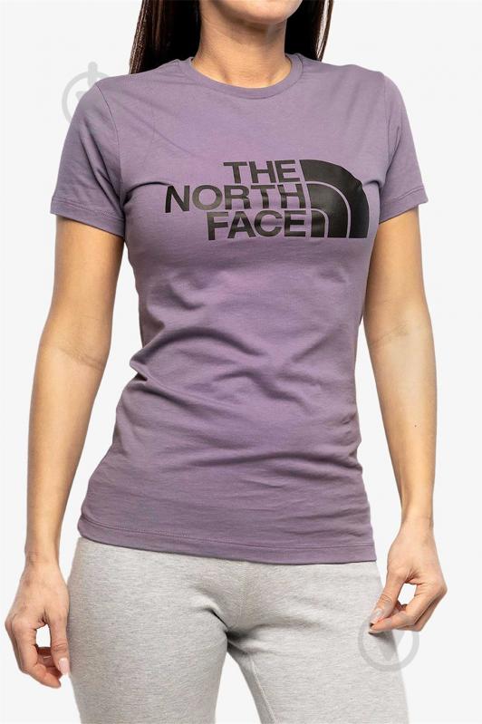 Футболка THE NORTH FACE W S/S EASY TEE NF0A4T1QN141 р.S фиолетовый - фото 3