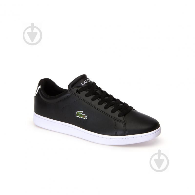 Кроссовки мужские демисезонные Lacoste CARNABY EVO BL 1 SPM 733SPM1002024 р.45 черные - фото 1