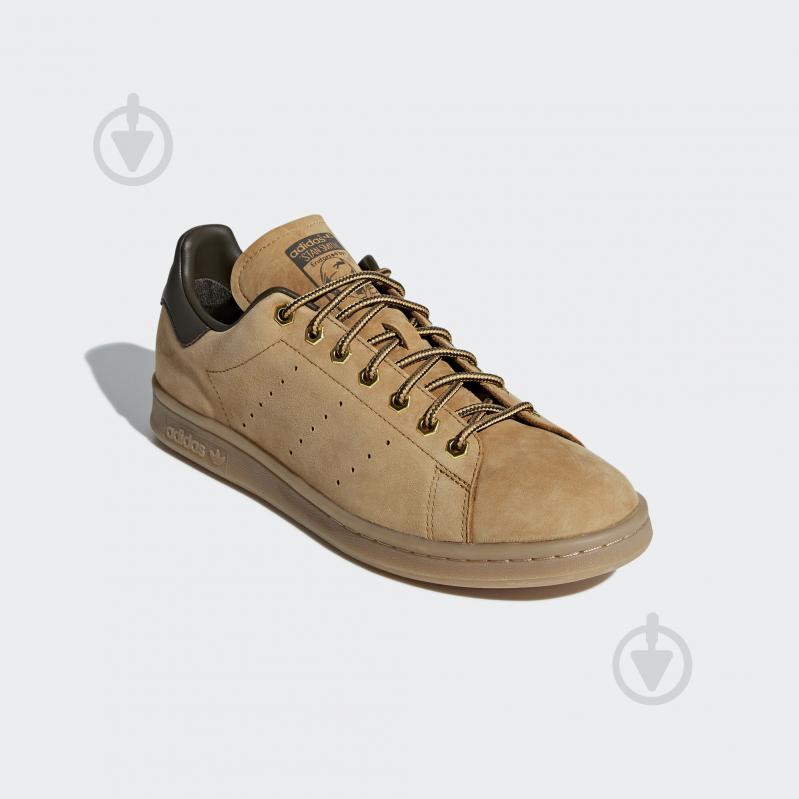 Кроссовки мужские зимние Adidas Stan Smith WP B37875 р.44 желтые - фото 4