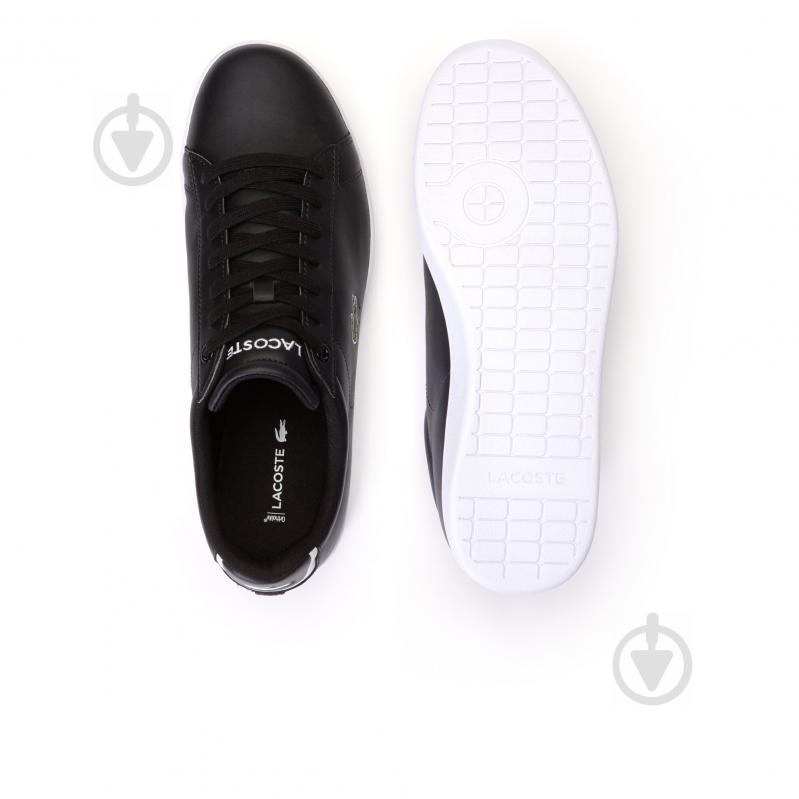 Кроссовки мужские демисезонные Lacoste CARNABY EVO BL 1 SPM 733SPM1002024 р.42,5 черные - фото 4