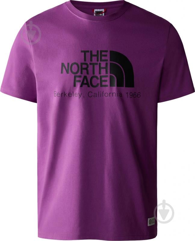 Футболка THE NORTH FACE M BERKELEY CALIFORNIA TEE- IN SCRAP MAT NF0A55GELV11 р.XL фиолетовый - фото 1