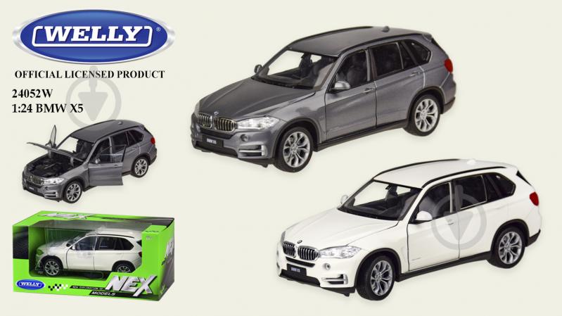 Автомобіль Welly 1:24 BMW X5 (асортимент) 24052W - фото 2