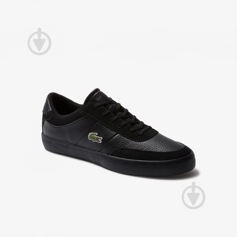 Кроссовки мужские демисезонные Lacoste COURT-MASTER 120 4 CMA 739CMA006302H р.45 черные - фото 1