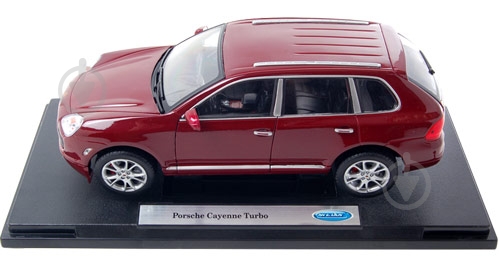 Автомодель Welly 1:24 Porsche Cayenne Turbo красный 22431W - фото 4