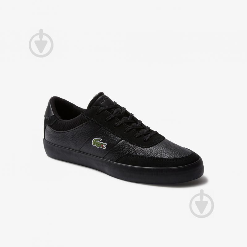 Кроссовки мужские демисезонные Lacoste COURT-MASTER 120 4 CMA 739CMA006302H р.41 черные - фото 1