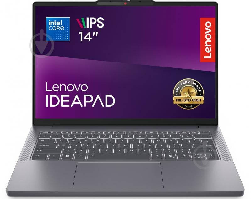 Ноутбук Lenovo Ideapad Slim 3 14IRH10 14" (83K000AVRA) luna grey - фото 1 Ноутбук Lenovo Ideapad Slim 3 14IRH10 14" (83K000AVRA) luna grey - фото 1
