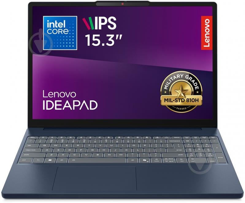 Ноутбук Lenovo Ideapad Slim 3 15IRH10 15,3" (83K100QVRA) cosmic blue - фото 1 Ноутбук Lenovo Ideapad Slim 3 15IRH10 15,3" (83K100QVRA) cosmic blue - фото 1