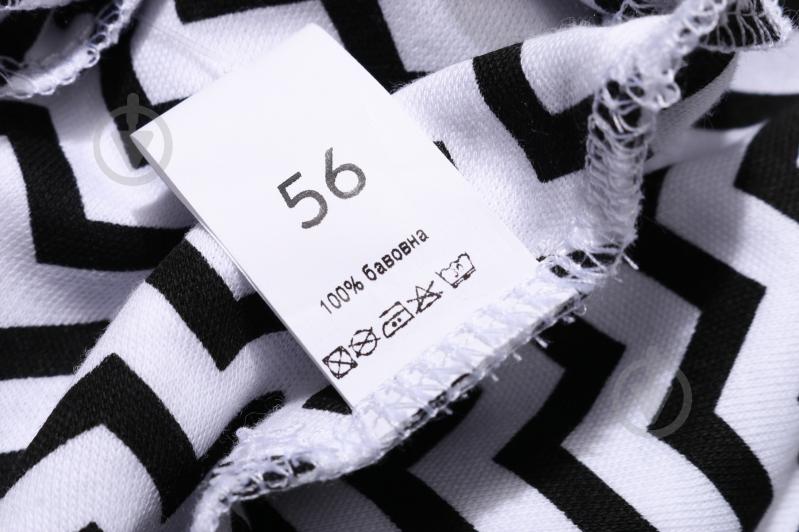 Боди унисекс Bambinelli Зигзаг р.56 черный с белым - фото 6