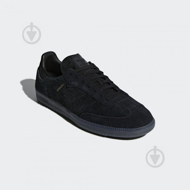 Кросівки чоловічі зимові Adidas SAMBA OG B75682 р.40 2/3 чорні - фото 4