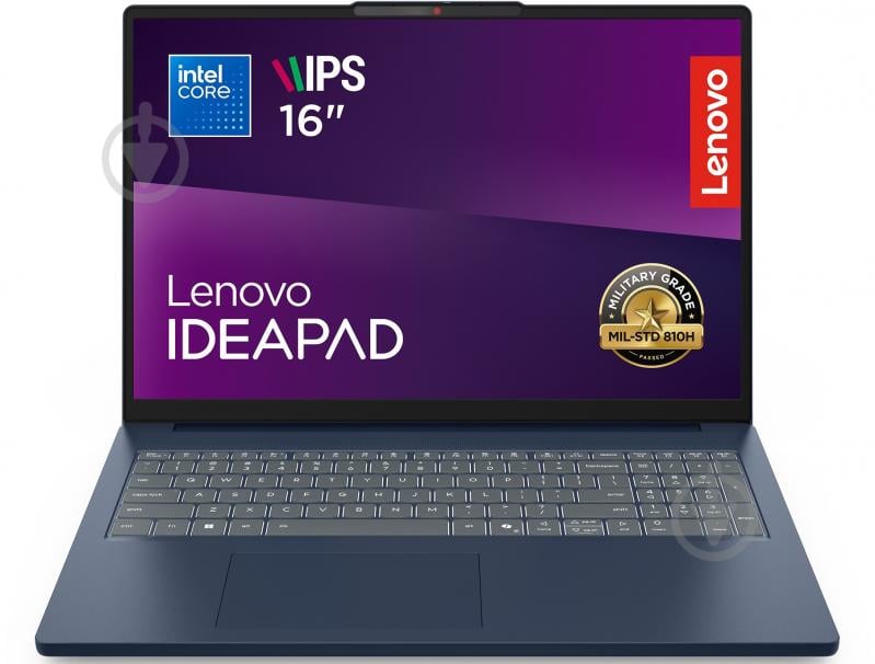 Ноутбук Lenovo ideapad Slim 3 16IRH10 16" (83K2007JRA) cosmic blue - фото 1 Ноутбук Lenovo ideapad Slim 3 16IRH10 16" (83K2007JRA) cosmic blue - фото 1