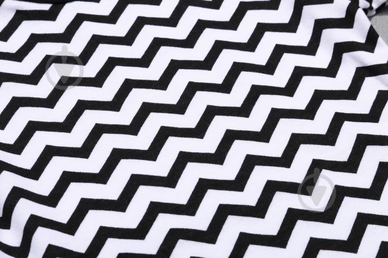 Боди детское для девочки для мальчика унисекс Bambinelli зигзаг р.68 черно-белый - фото 5