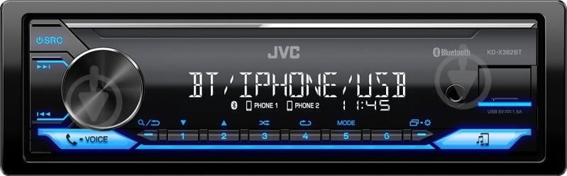 Автомагнітола JVC KD-X382BT - фото 1