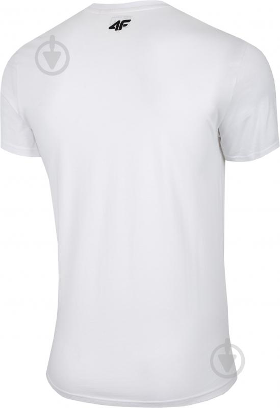 Футболка 4F H4L20-TSM024A-10S H4L20-TSM024A-10S р.M белый - фото 2