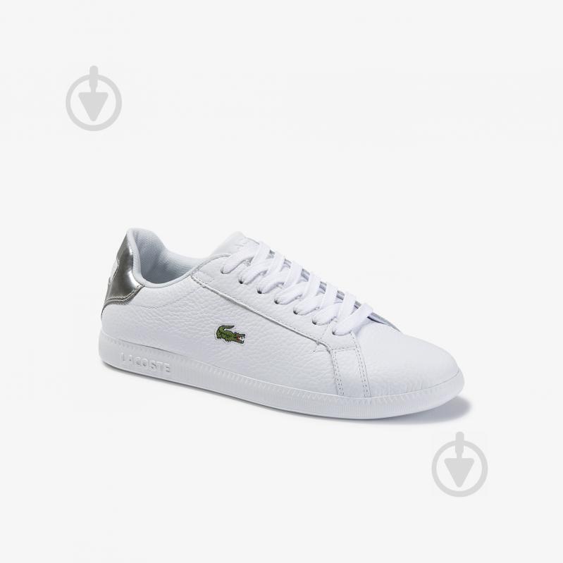 Кроссовки женские демисезонные Lacoste GRADUATE 120 1 SFA 739SFA0015108 р.37,5 белые - фото 1