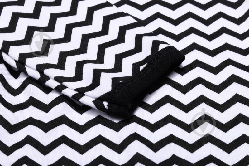Боди детское для девочки для мальчика унисекс Bambinelli зигзаг р.80 черно-белый - фото 4