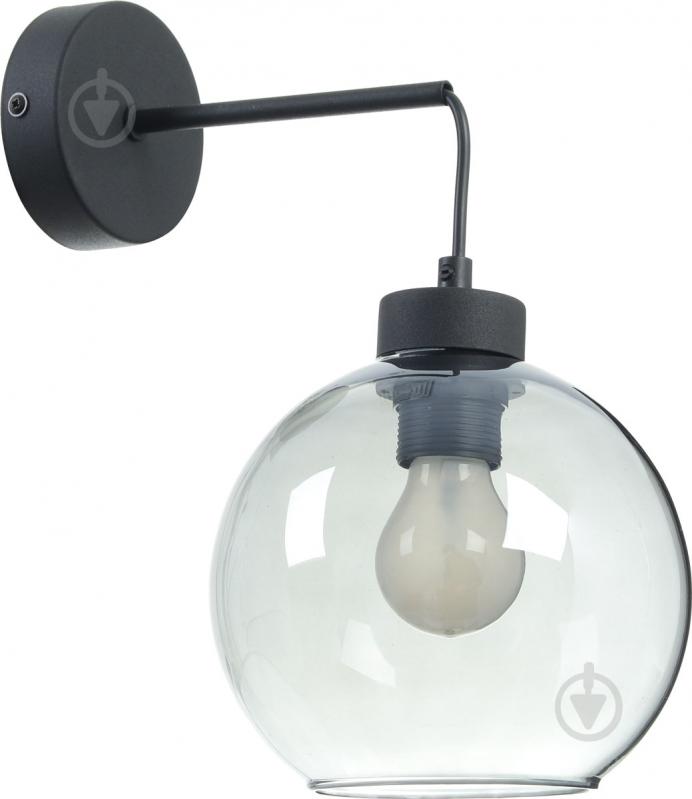 ВИТРИНА! Бра TK Lighting Cubus 1x60 Вт E27 дымчатый прозрачный 4138 - фото 1