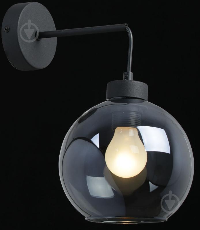 ВИТРИНА! Бра TK Lighting Cubus 1x60 Вт E27 дымчатый прозрачный 4138 - фото 2